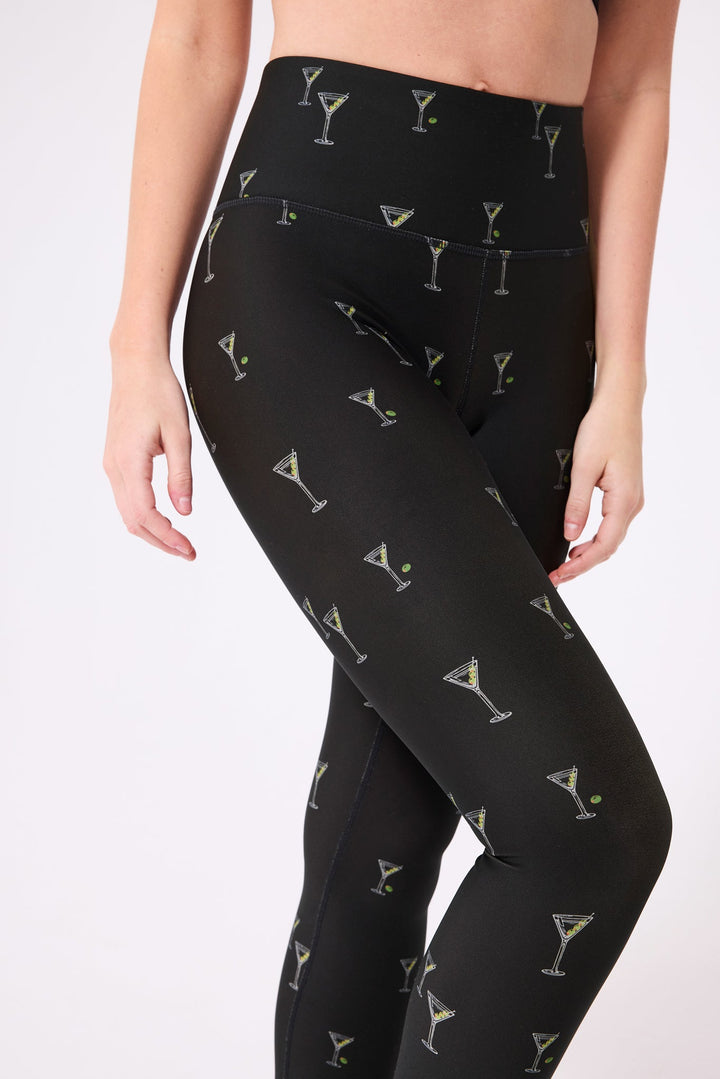 DuoKnit Leggings in Dirty Martini
