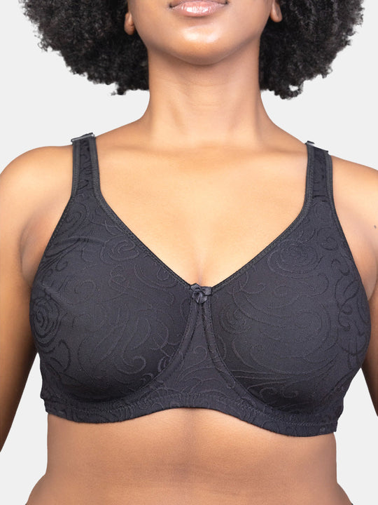 The Ruth Underwire Bra in Luna Black
