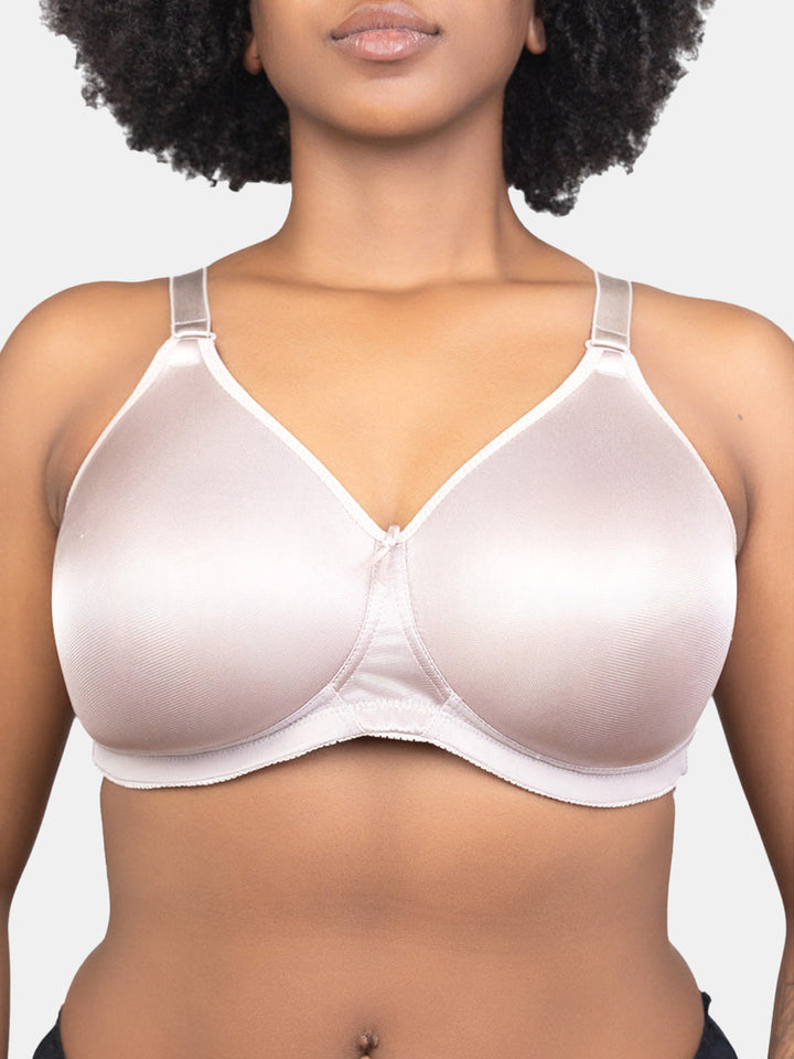 The Mae Moulded Cup Bra in Honey Champagne