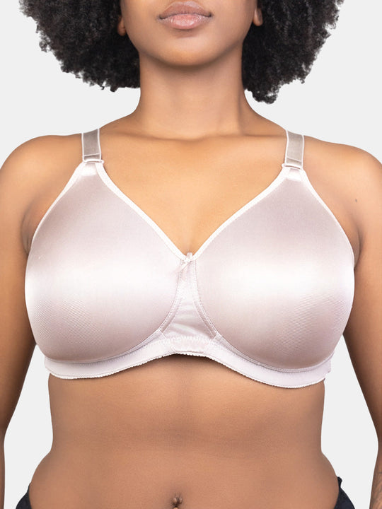 The Mae Moulded Cup Bra in Honey Champagne