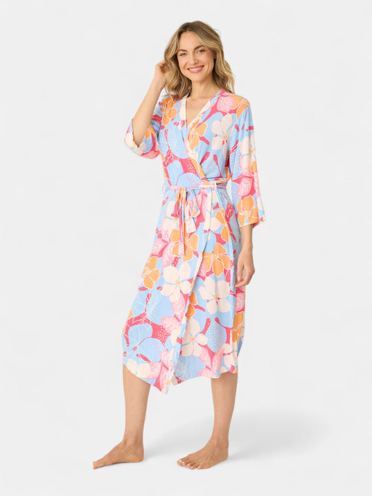 Tropical Dreams Floral Robe