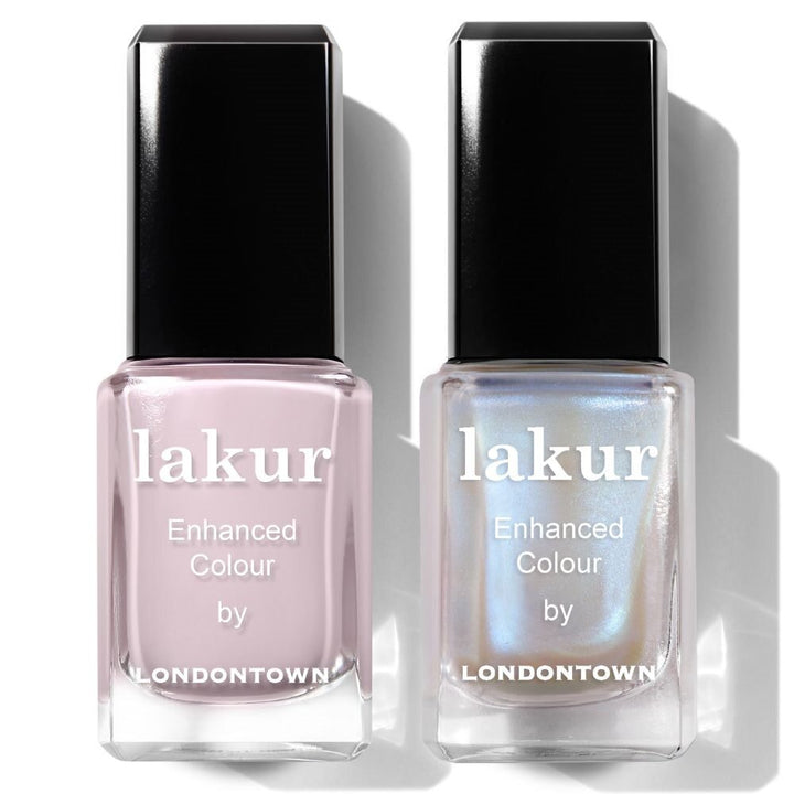 Starry Chrome Nail Polish Duo