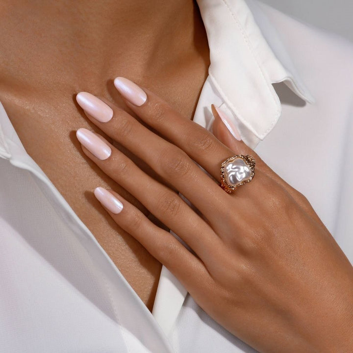 Starry Chrome Nail Polish Duo