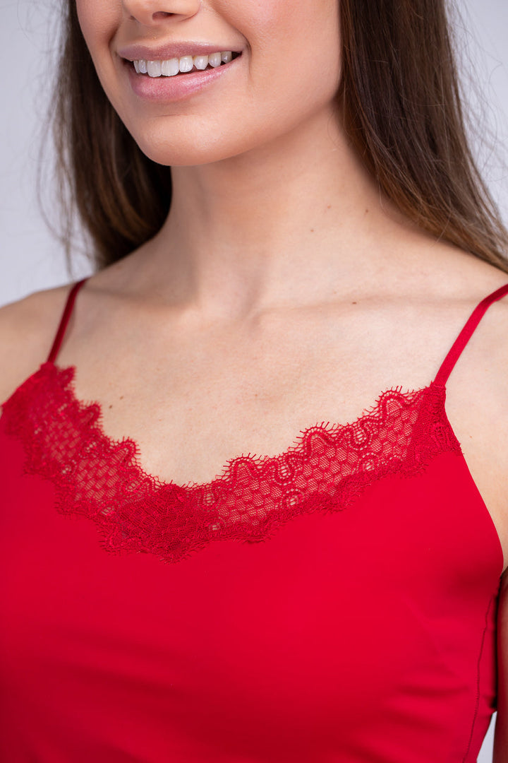 Soft Seamless Camisole with Lace
