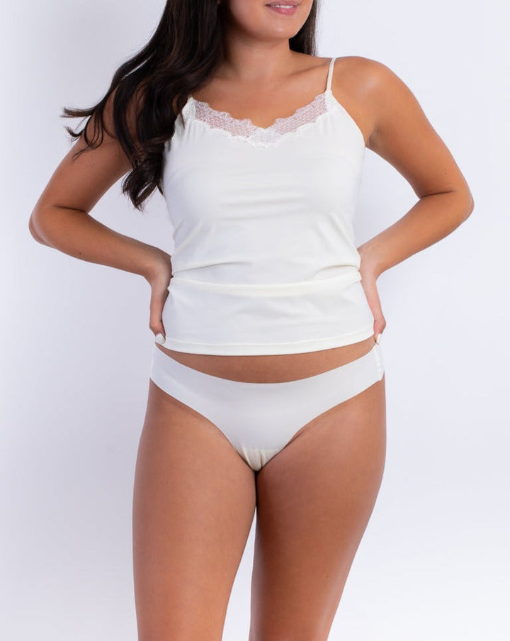 Soft Seamless Camisole with Lace