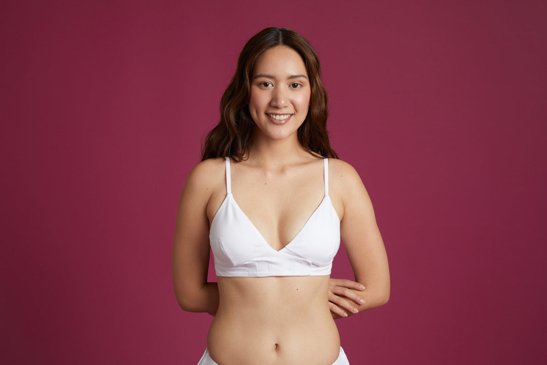 Front Fastening Bra with VELCRO® Brand Fasteners