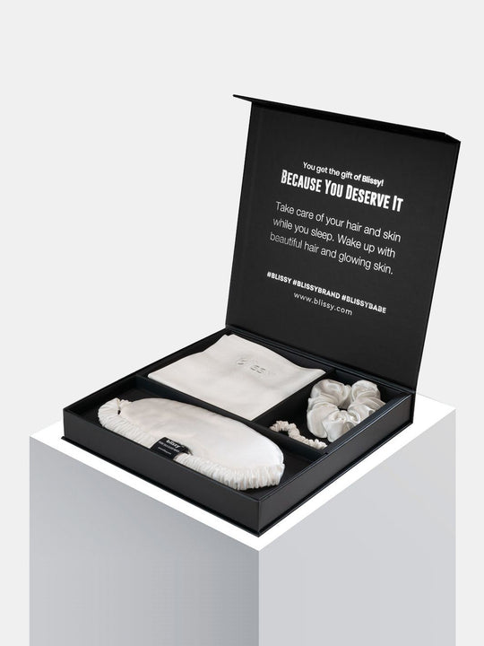 Blissy Dream Set - White - Queen