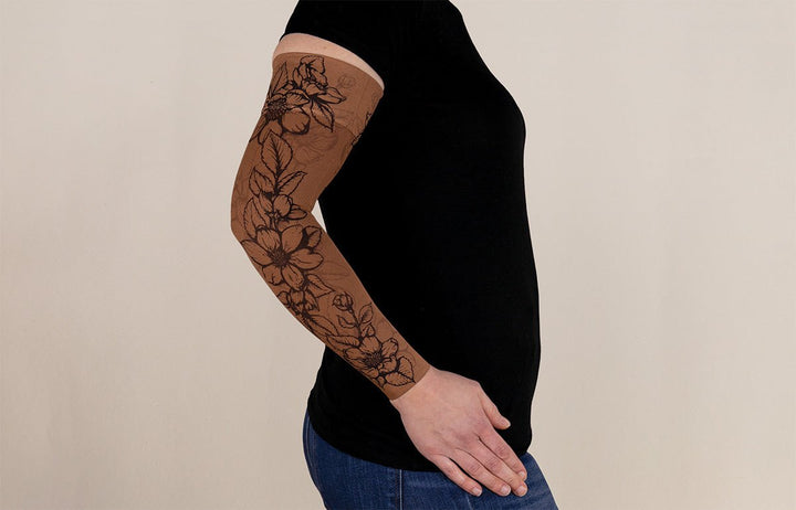 Carolina Mocha Gradient Compression Arm Sleeve