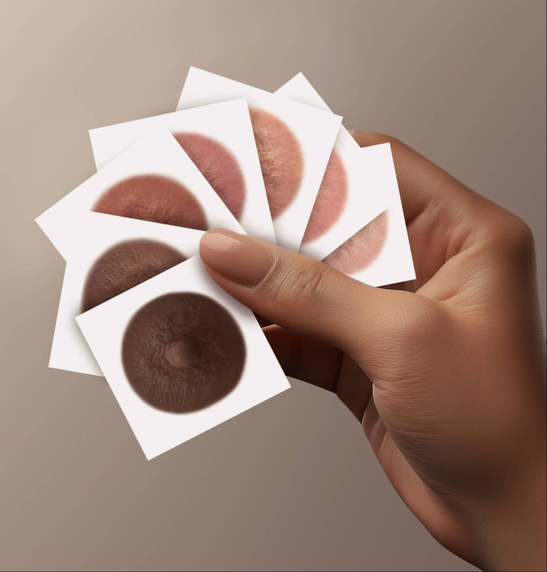 GINGER - Temporary Nipple Tattoos for Mastectomy Restoration