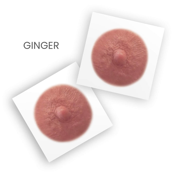GINGER - Temporary Nipple Tattoos for Mastectomy Restoration