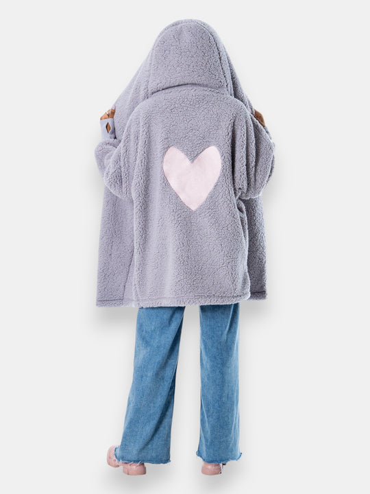 Classic Heart Sherpa Lounger Jacket