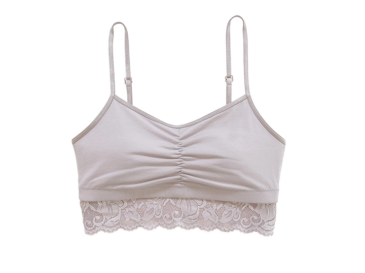 Astrid Bralette with Lace, Mauve