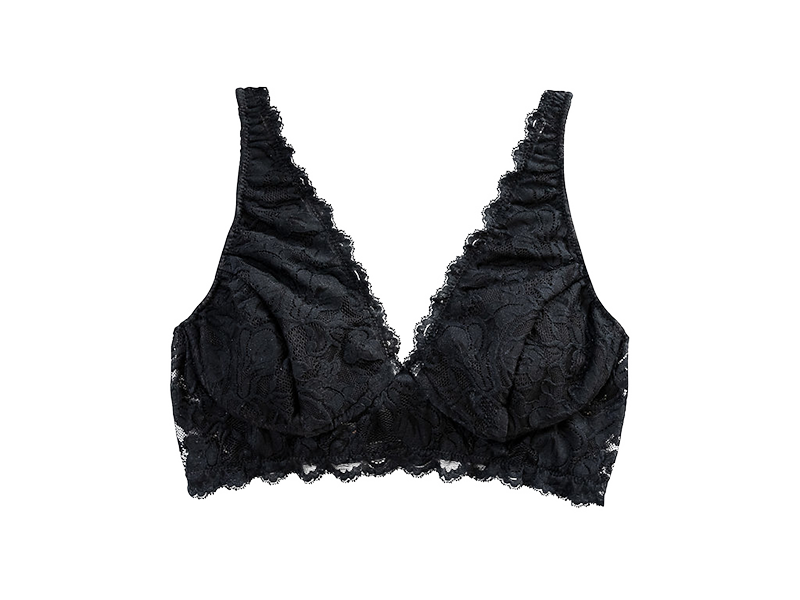 Vela Wireless Bra, Black
