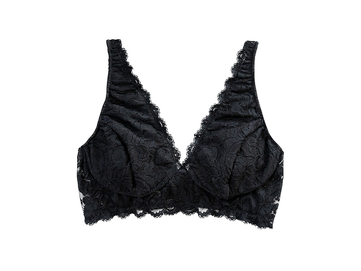 Vela Wireless Bra, Black