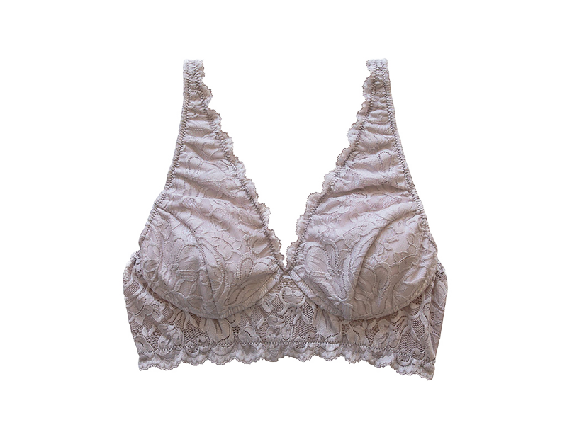 Vela Wireless Bra, Mauve