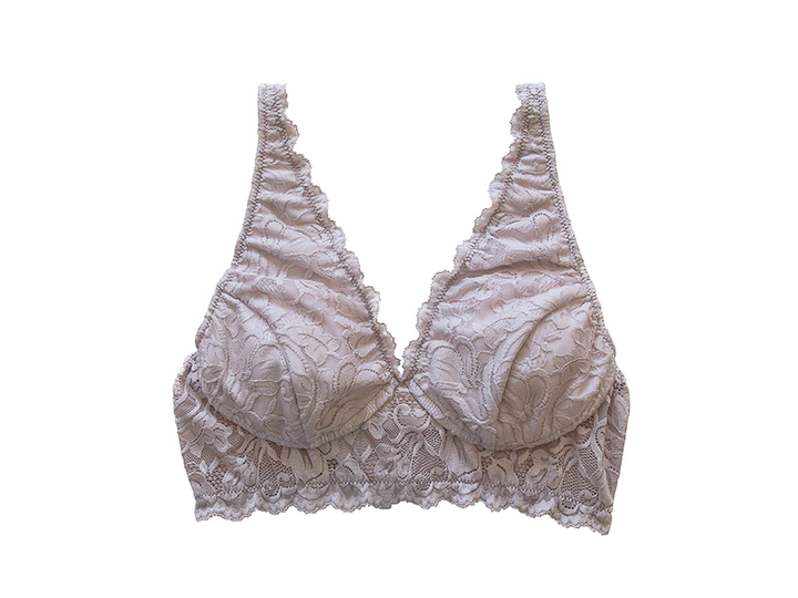 Vela Wireless Bra, Mauve