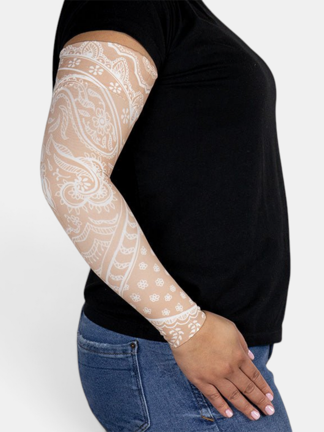 Daisy Tan Gradient Compression Arm Sleeve