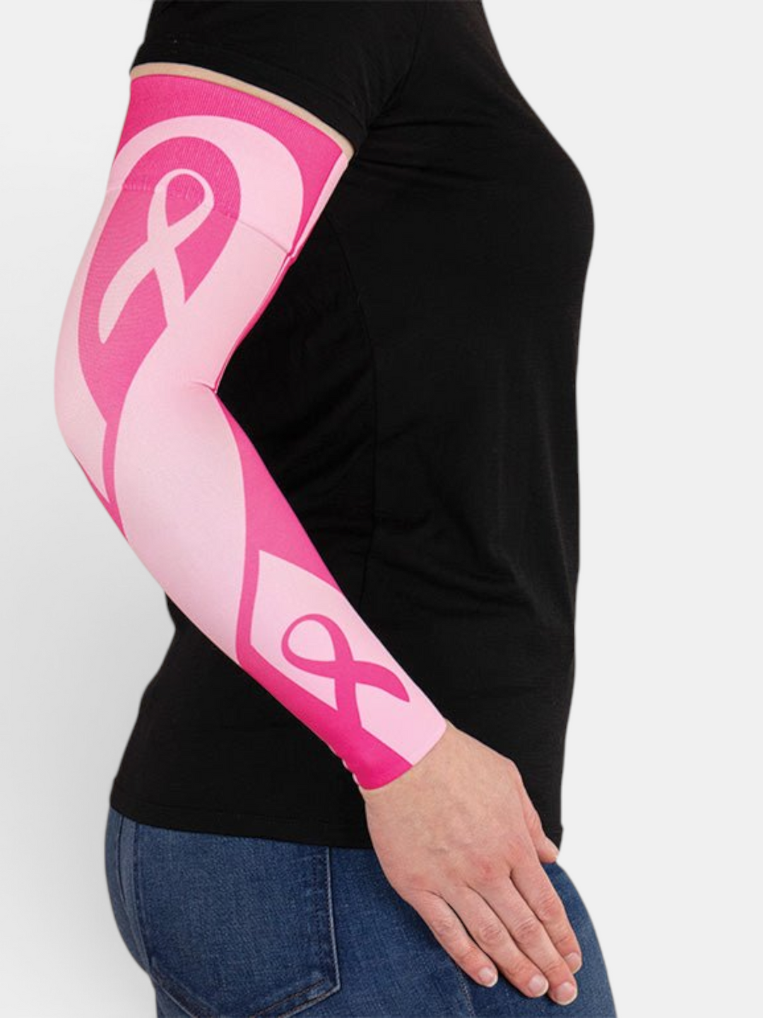 Ribbon Gradient Compression Arm Sleeve