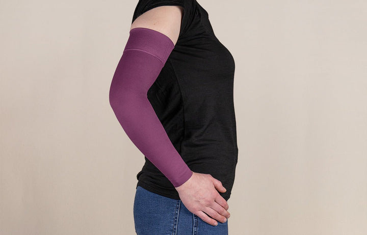 Purple Gradient Compression Arm Sleeve