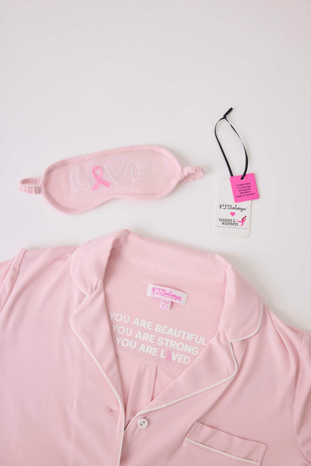 Susan G. Komen 3-Piece Modal PJ Set