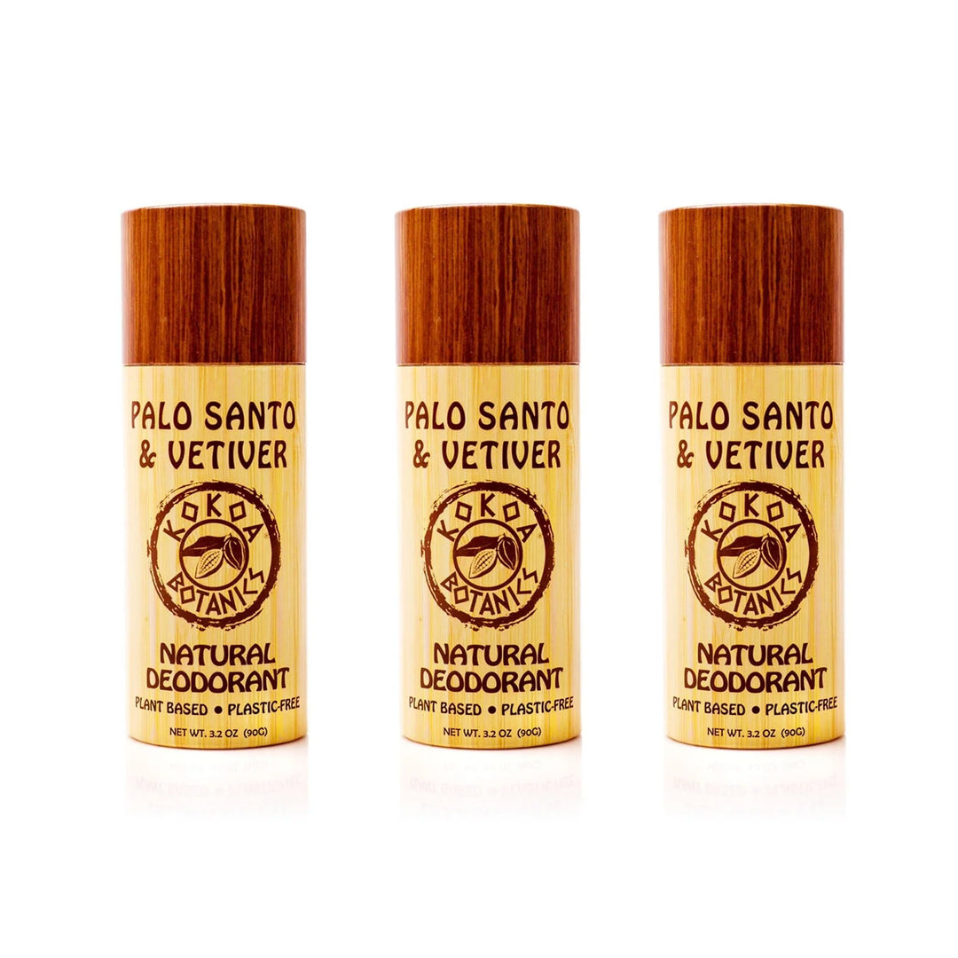 3 Pack Natural Deodorant - Choose Your Variety - Aluminum-Free