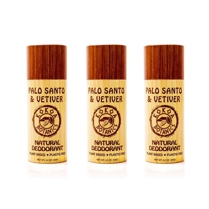 3 Pack Natural Deodorant - Choose Your Variety - Aluminum-Free
