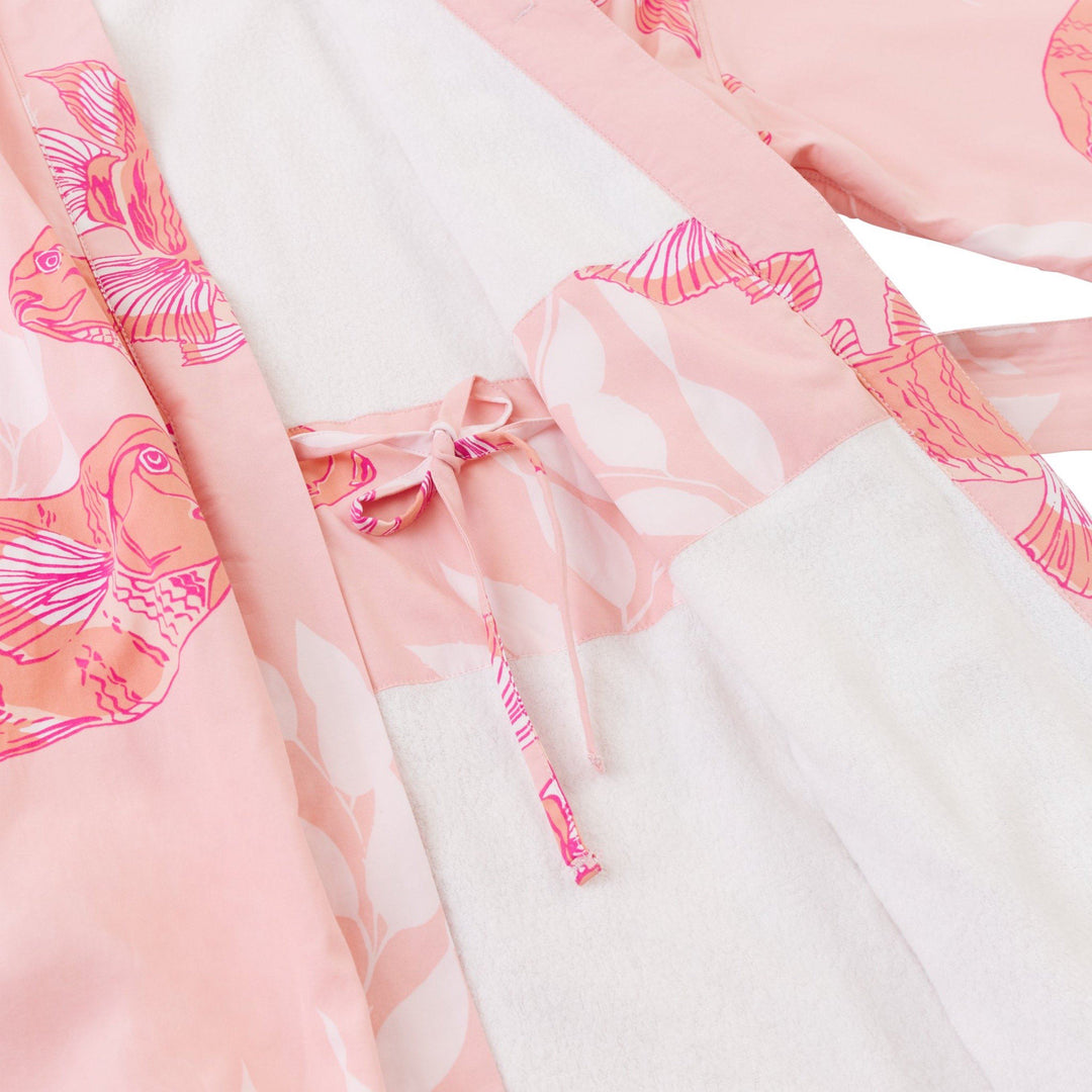 Women’s La Sirena Robe - Garibaldi Fish, Dusty Rose