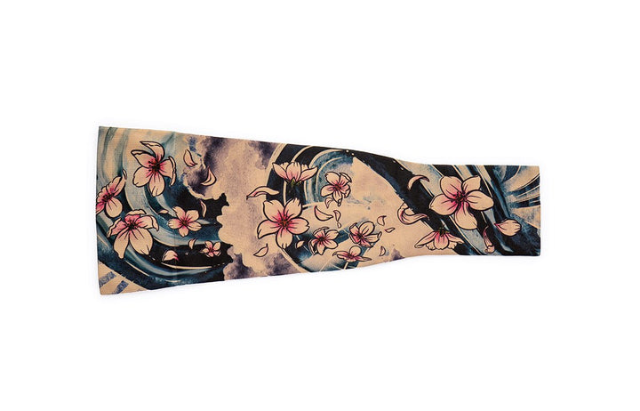 Sakura Beige Gradient Compression Arm Sleeve