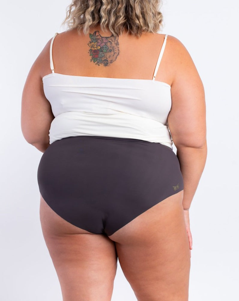 Soft Seamless Briefs with Lace
