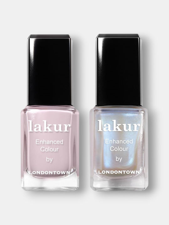 Starry Chrome Nail Polish Duo