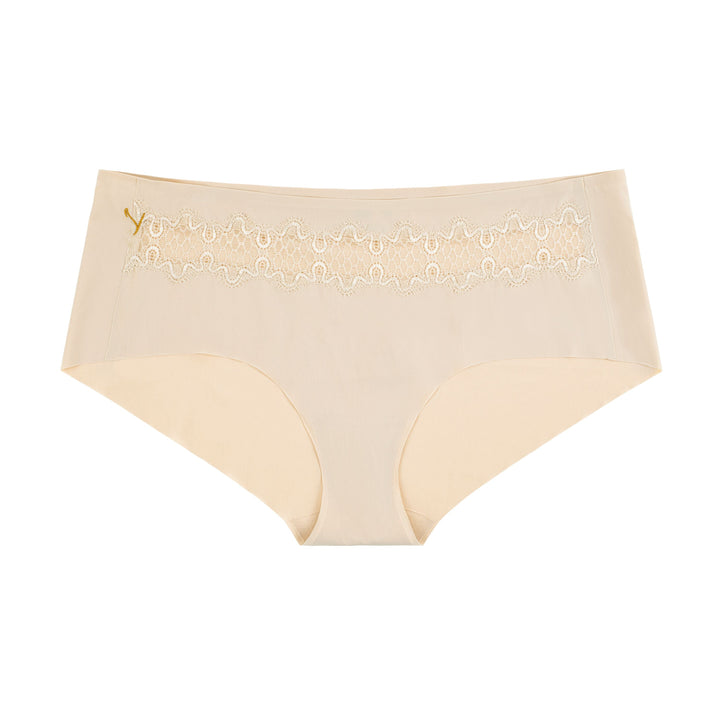 Soft Seamless Briefs with Lace